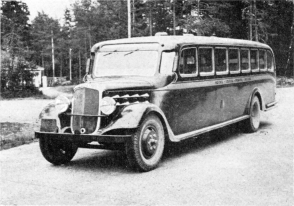 Hj. Holmströmin Sisu SH-4 linja-auto